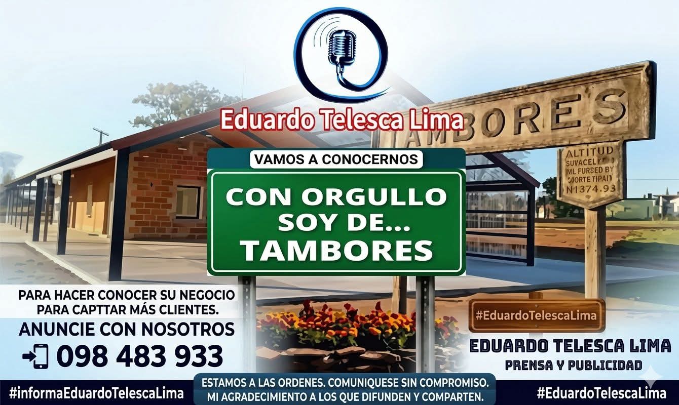 Eduardo Telesca Lima - Con orgullo soy de Tamboriles
